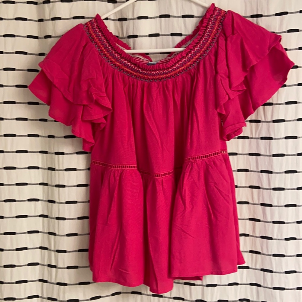 Off the shoulder shirt